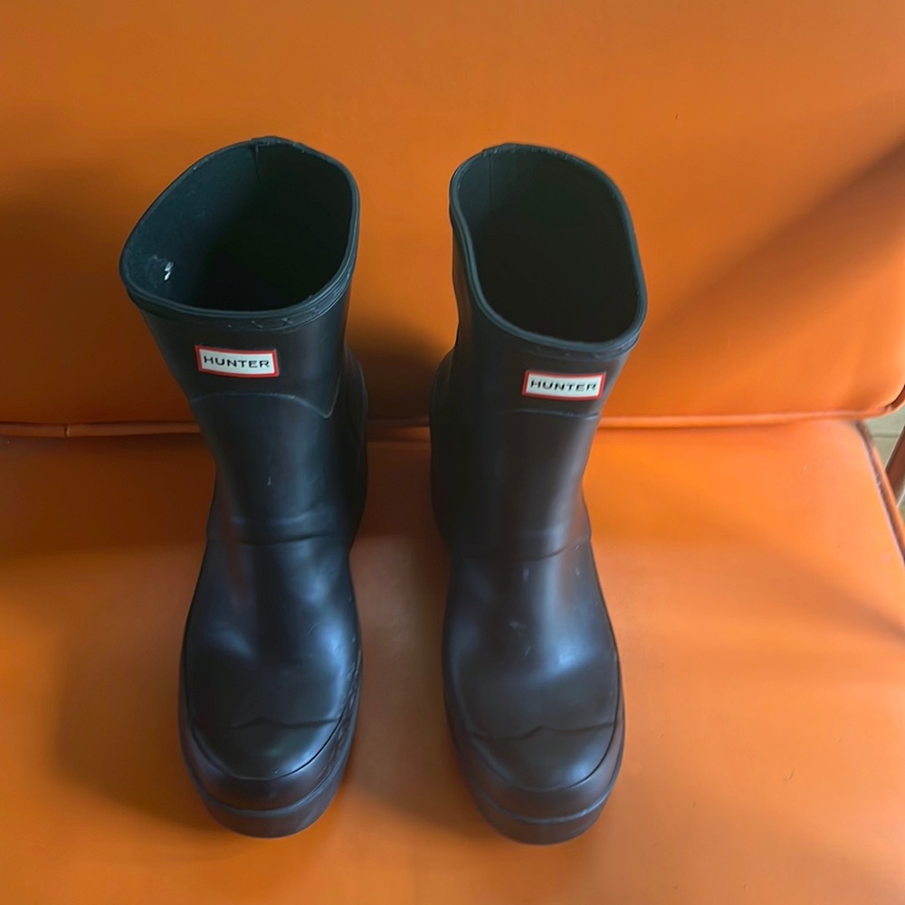Hunter short Mid Wedge boots